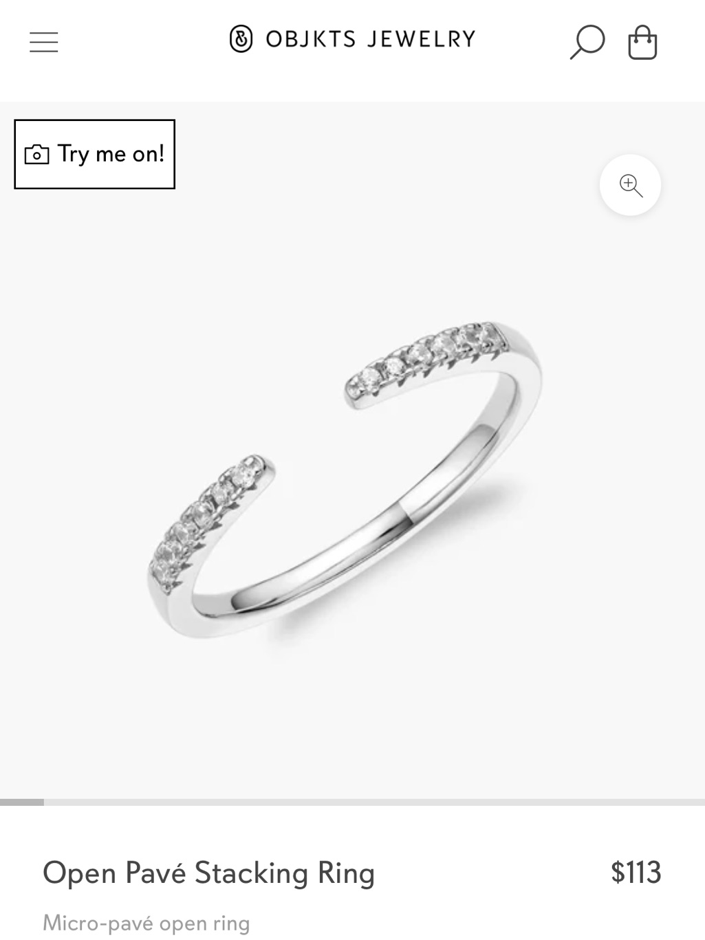 Open Pav Stacking Ring